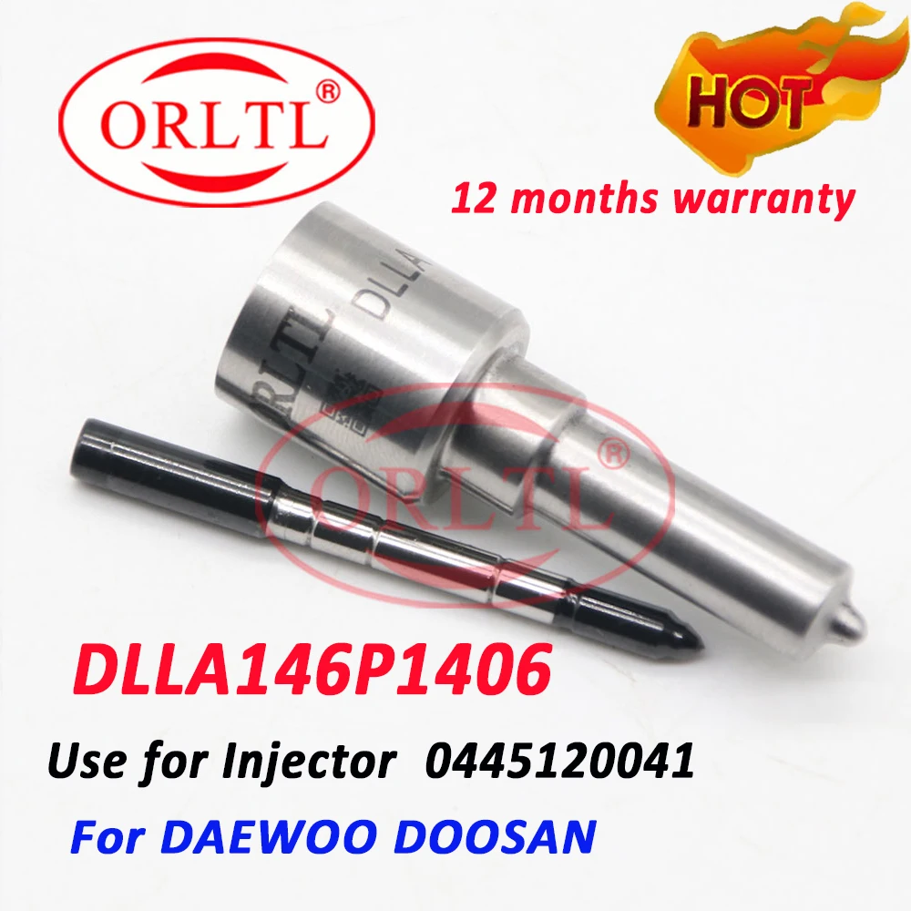 

ORLTL Common Rail Injector Nozzle DLLA146P1406 Fuel Injector Nozzle DLLA 146P 1406 Diesel Nozzle DLLA 146 P1406