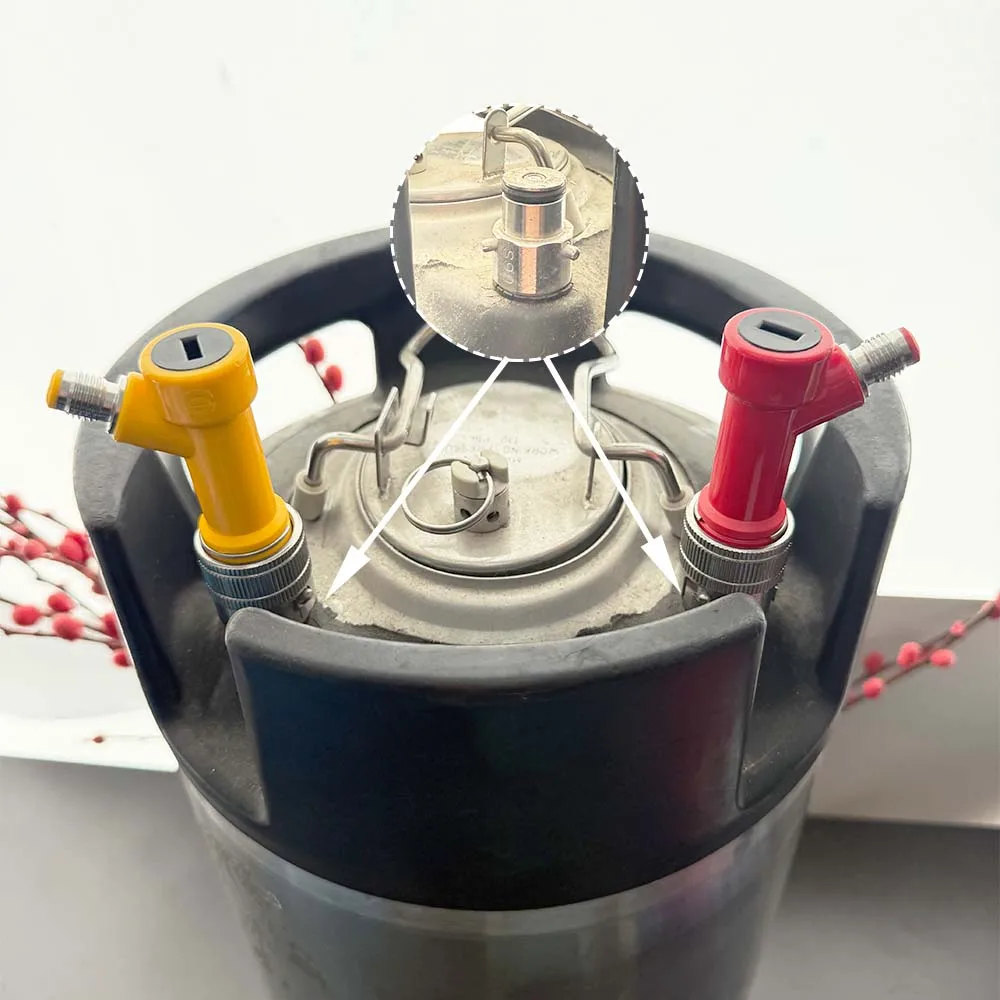 Штыревой замок для отключения жидкого газа 1/4 дюйма разъем домашнего пивоварения