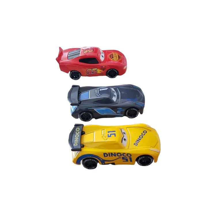 Can Ali Toys Специальный набор из 3 автомобилей Молния Маккуин Джексон Шторм Диноко металлический чек капля автомобиля