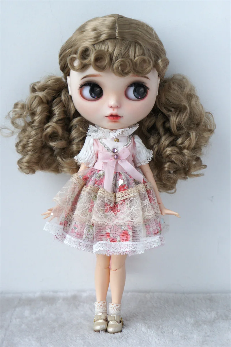 JD724 Все размеры Длинные двойные волосы с лапшой в рулоне пони Куклы Парики