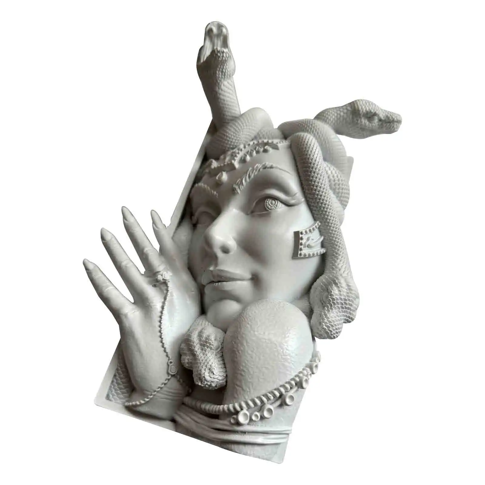 Белая Смола Медуза Форзац Фэнтези Тематический Орнамент Годности