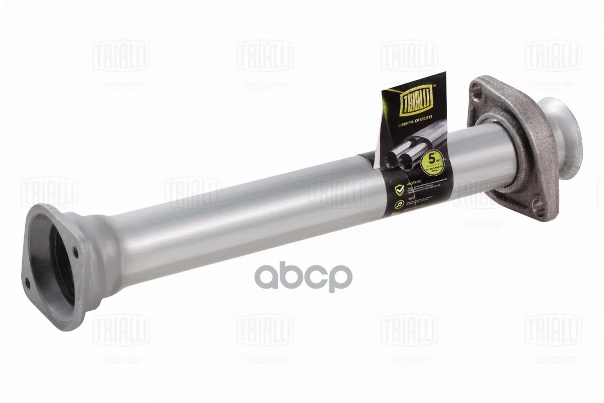 Труба Перех. (Вст. Вм. Кат-Ра) Лада 2108-15 2110-12 Евро-2 (Алюм. Сталь) (Ecp 0103) Trialli арт. ECP 0103