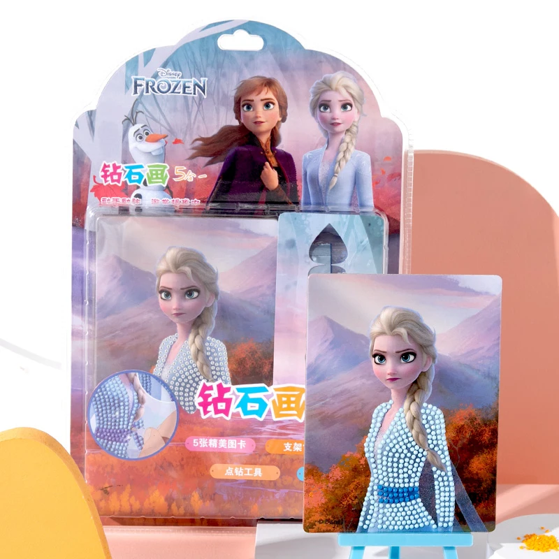 

Алмазная живопись Disney с кронштейном, мультяшный портрет, круглая Алмазная мозаика, вышивка крестиком, искусство для детской комнаты, декор ...