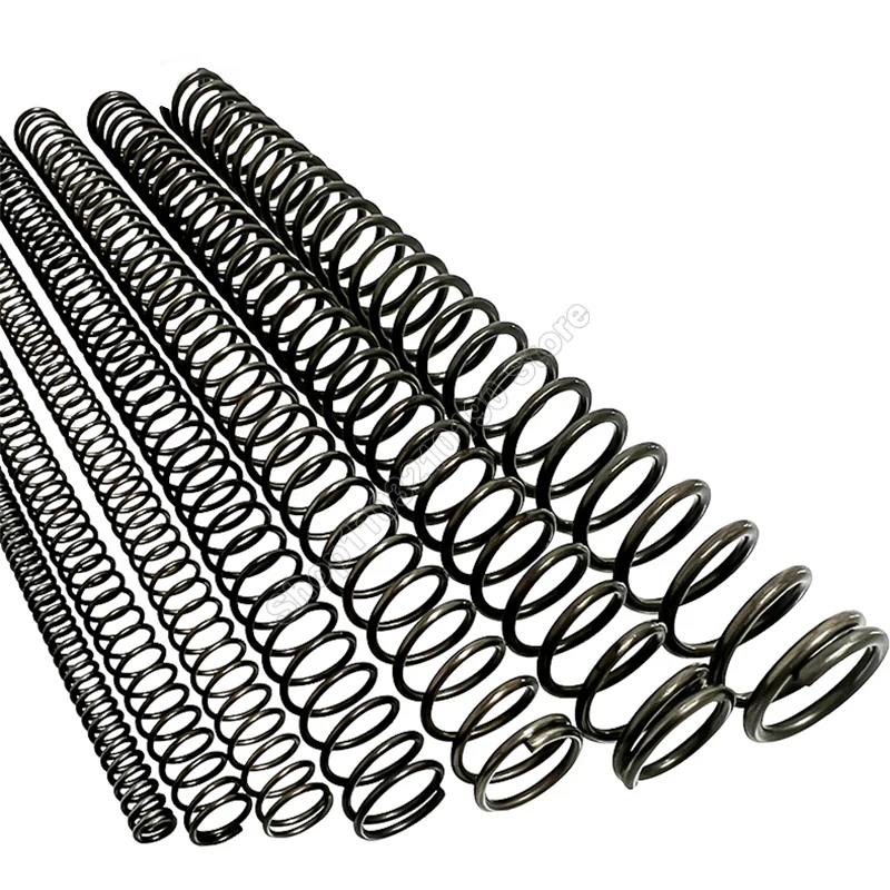 Черная стальная пружина давления длина 305 мм