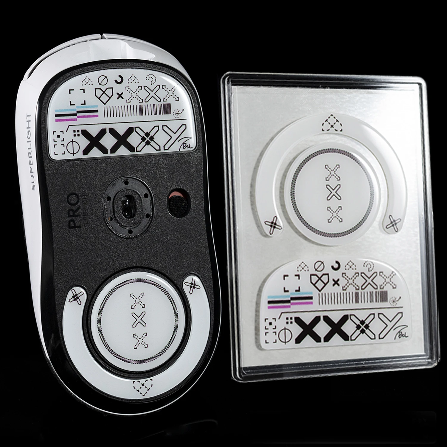 

Anti Slip Sticker Glass Mouse Feet Stickers for Logitech GPXS GPW2 GPX G-pro Wireless G Pro X Gaming Mouse Accessories