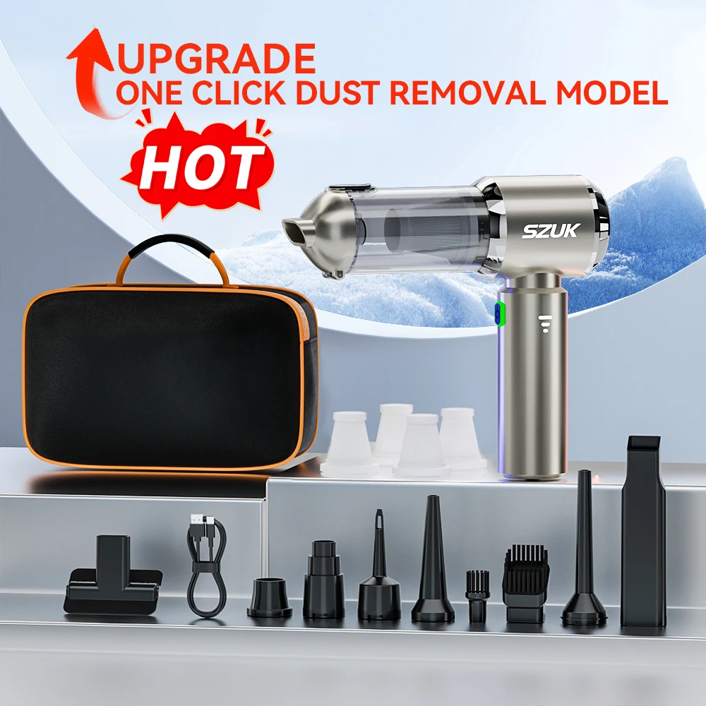 

Портативный Ручной Автомобильный Пылесос SZUK 985000PA: Мощный Беспроводной Мини-пылесос Для Дома, Офиса