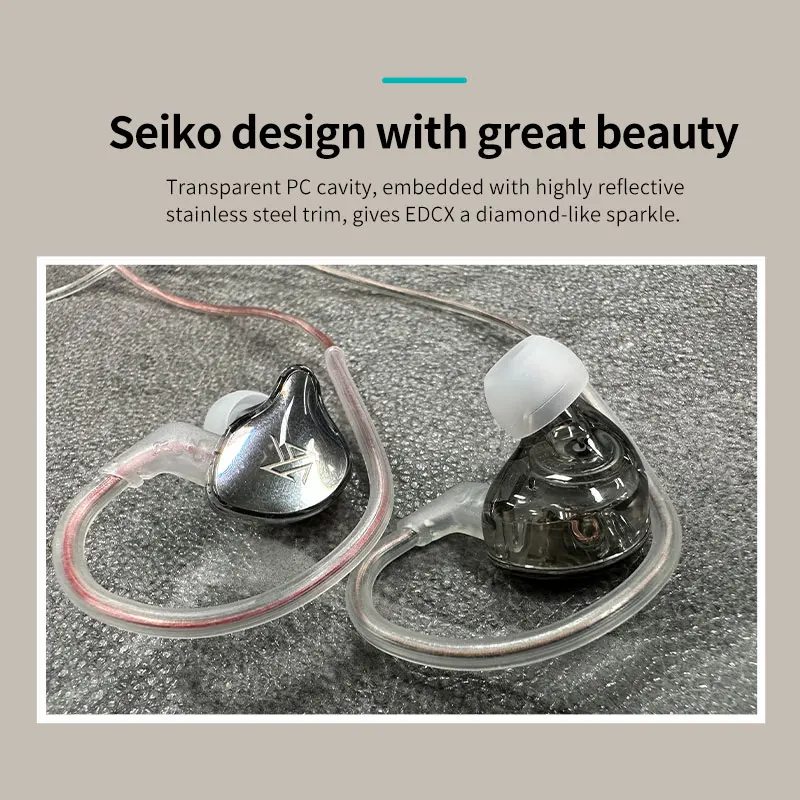 Проводные наушники KZ EDCX спортивные наушники-вкладыши с Hi-Fi и басами игровая