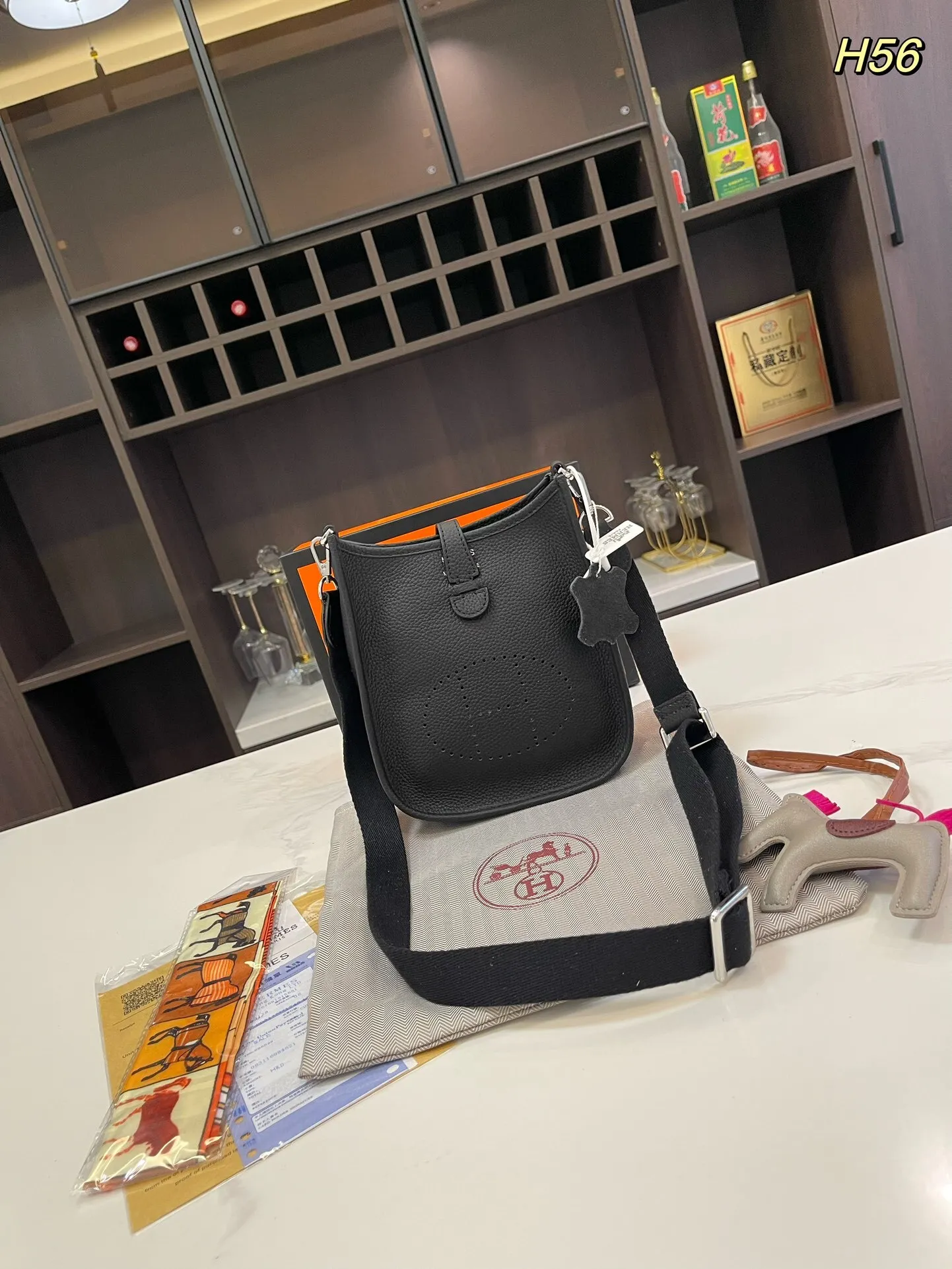 Hermes Totes Cope 1: 1 2024 Новая Женская Сумочка КошелеК Плечо Курьер Мода Посыльный Пакет