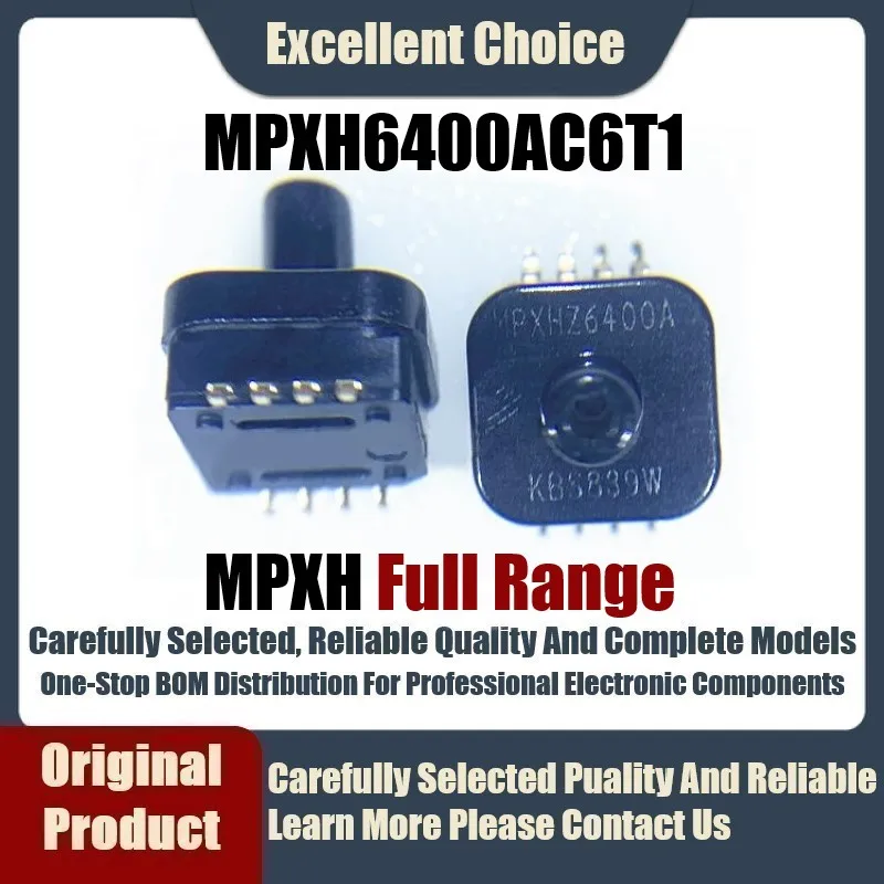 

Оригинальный продукт MPXH6400AC6T1 MPXH6400AC6U MPXH6400A, фотодетектор давления, 20 кп-400 кПа, 1-5 шт./лот