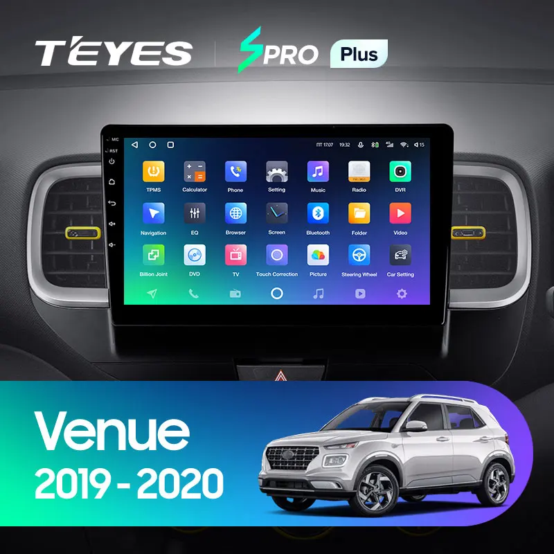 TEYES SPRO Plus Штатная магнитола For Хендай Венуе Hyundai Venue 2019 2020 Right hand driver Android 10 до 8-ЯДЕР 6