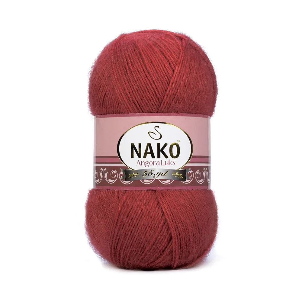 Fio de tricô manual lã luxo Nako Angora 100 gramas 550 metros 50 cores acrílico premium mohair glitter fio têxtil doméstico outono inverno