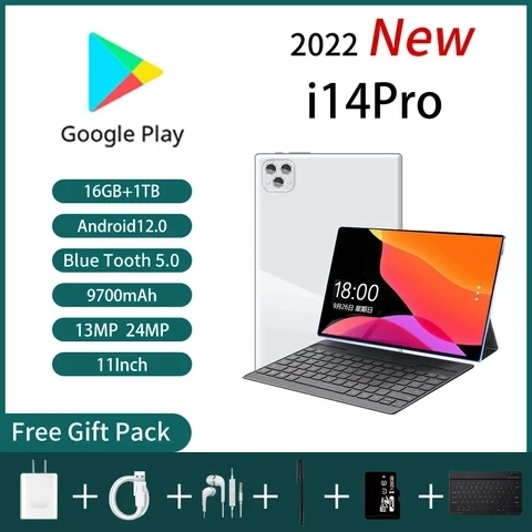 

Портативный планшет Pro, 2023 дюймов, 16 ГБ ОЗУ, 1 ТБ, 8 ядер, Android 13, 10,1 мАч
