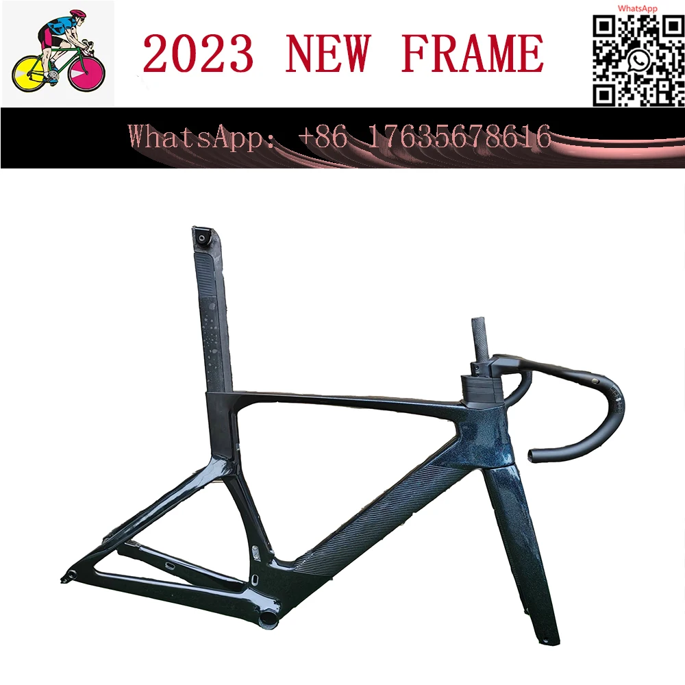 

2023 New FOIL RC Road Bike Frame Disc Brake Carbon Bicycle Frameset BB386 Carbon Road Frames UPS DHL DPD