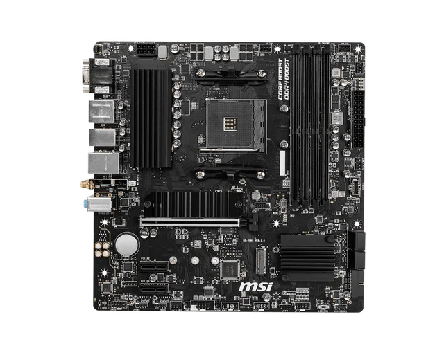 B550 Motherboard For 5500 cpus MSI B550M PRO-VDH WIFI Socket AM4 AMD B550 DDR4 128GB PCI-E 4.0 M.2 SATA III   HDMI Micro ATX 2