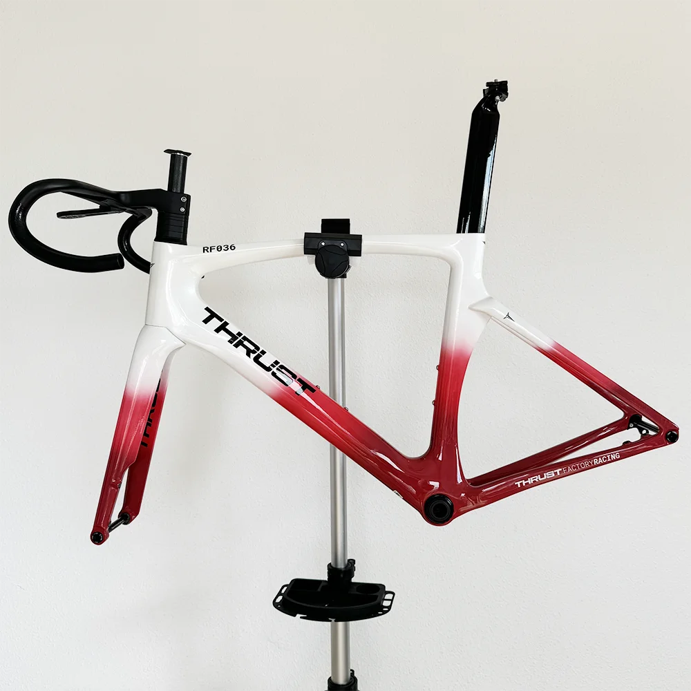 Упорная карбоновая рама для шоссейного велосипеда Карбоновая Полный внутренний