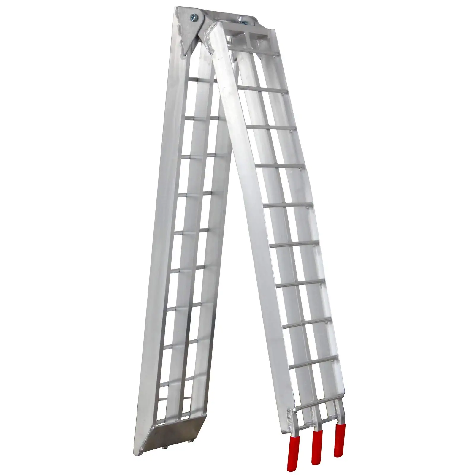 227x30 см алюминиевая складная погрузочная рампа 340 кг со сцепным ремешком для