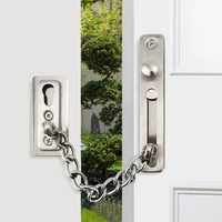 door chain hotel door lock security chain anti theft stainless steel guard lock security limiter tools hardware for home doors