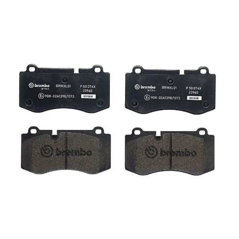 Колодки тормозные дисковые передние для Mercedes W221 2005-2013 BREMBO P 50 074X Мерседес S-класс