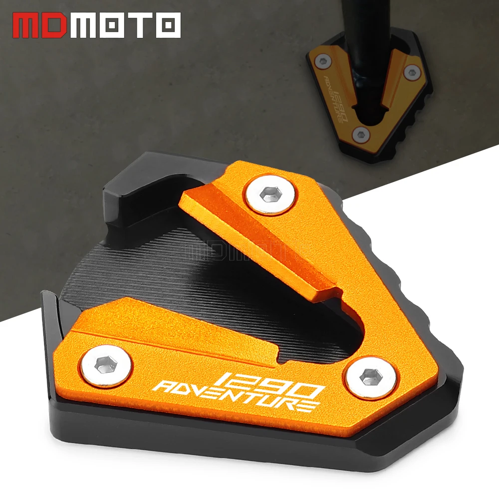 

For KTM 1290 Super Adventure S 1290ADV S 2021 2022 Motorcycle Accessories CNC Side Stand Enlarge Plate Kickstand Extension