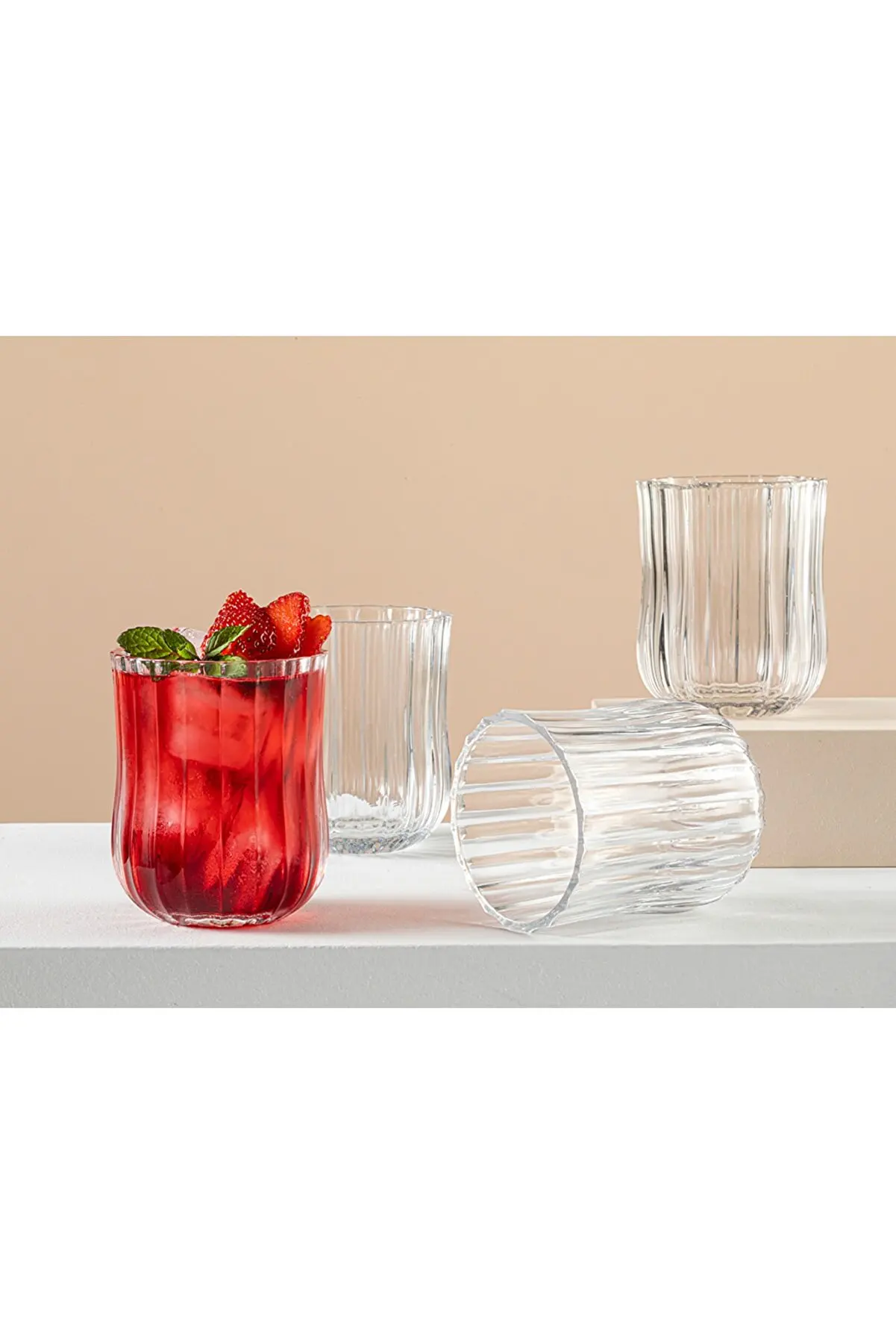 

Ricco Glass 4 Pcs Soft Drink Glass 210 Ml Transparent Pattern: Ricco Color: Transparent Size: 210 ml Collection/Theme: Timeless