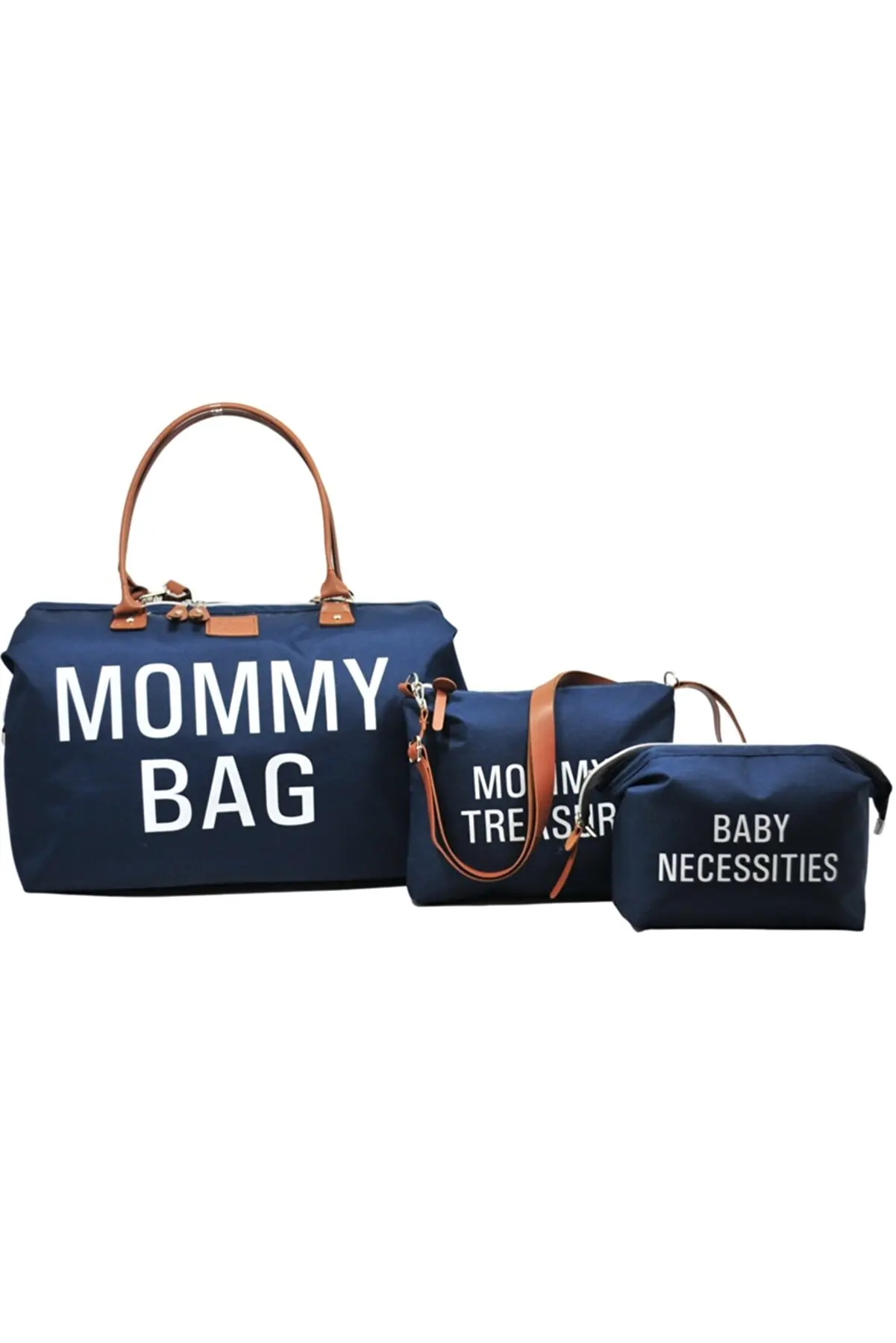 Set Of 3 Mother Baby Mommy Bag, Large Capacity Durable Car Case , Travel Stroller Suitcase, mama Totes Purse