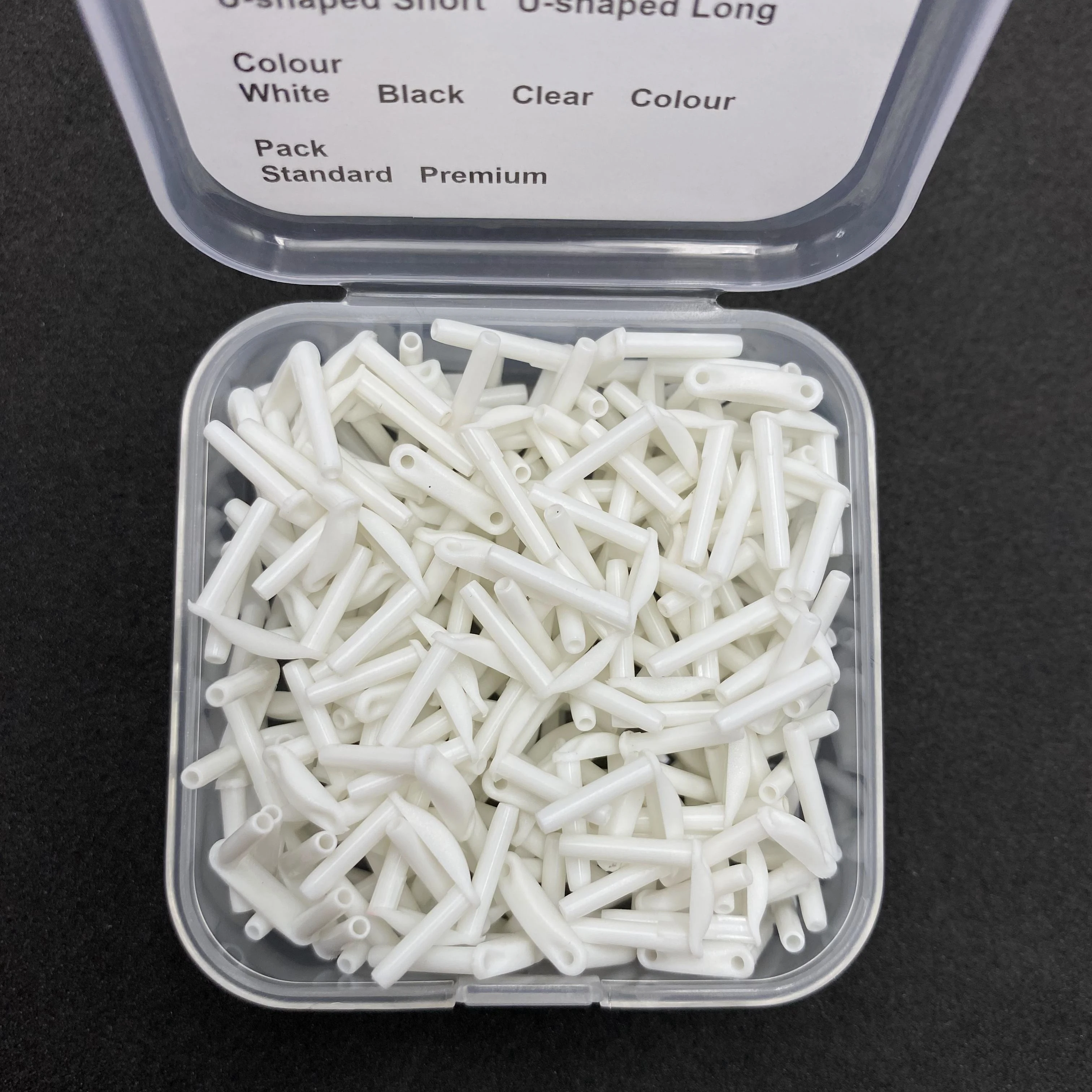 Фото Уплотнители и кольца U-образной формы для бадминтонных ракеток AEF / Черные / Прозрачные / Белые (набор) №3