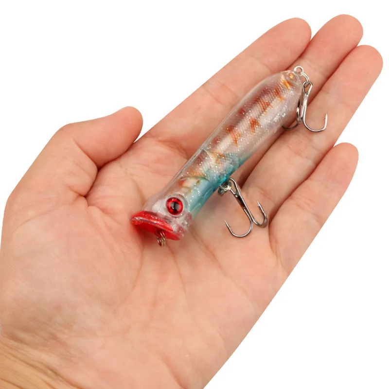 Topwater Bass Popper Lure Fishing 11.7g  Luya Bait Top Water Floating Pencil Fishing Tackle 3D Eyes Trout Perch enlarge