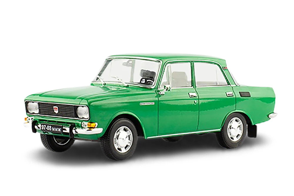 Moskvich 2140d (USSR Russian) 1980 green | Muscovite 2140д legendary cars #79