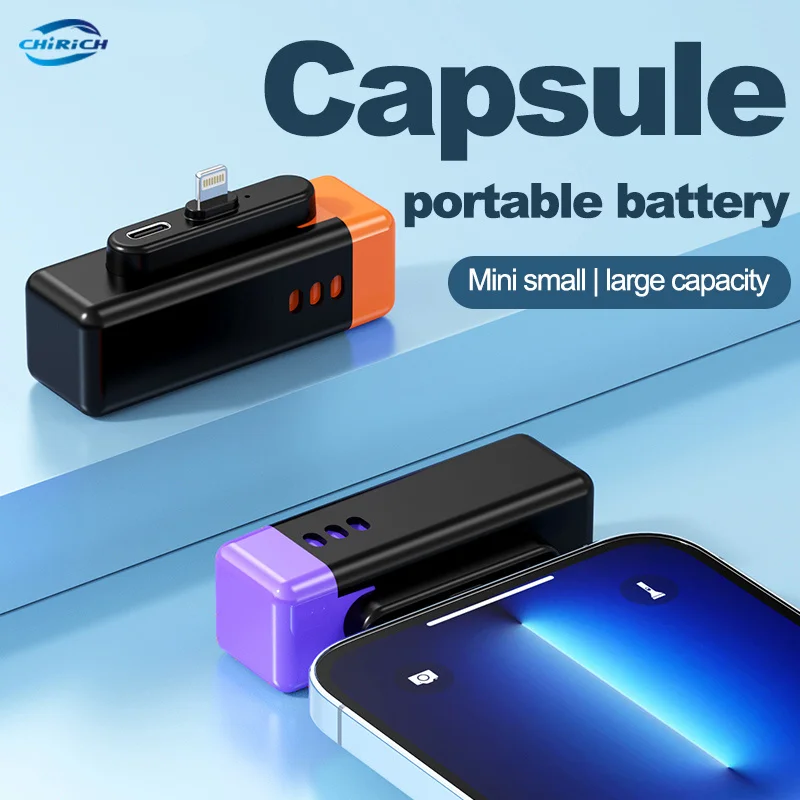 3300mAh Mini Power Bank Powerbank for Mobile Phone Wireless Charger Portable External Battery Pack for iPhone Samsung Xiaomi