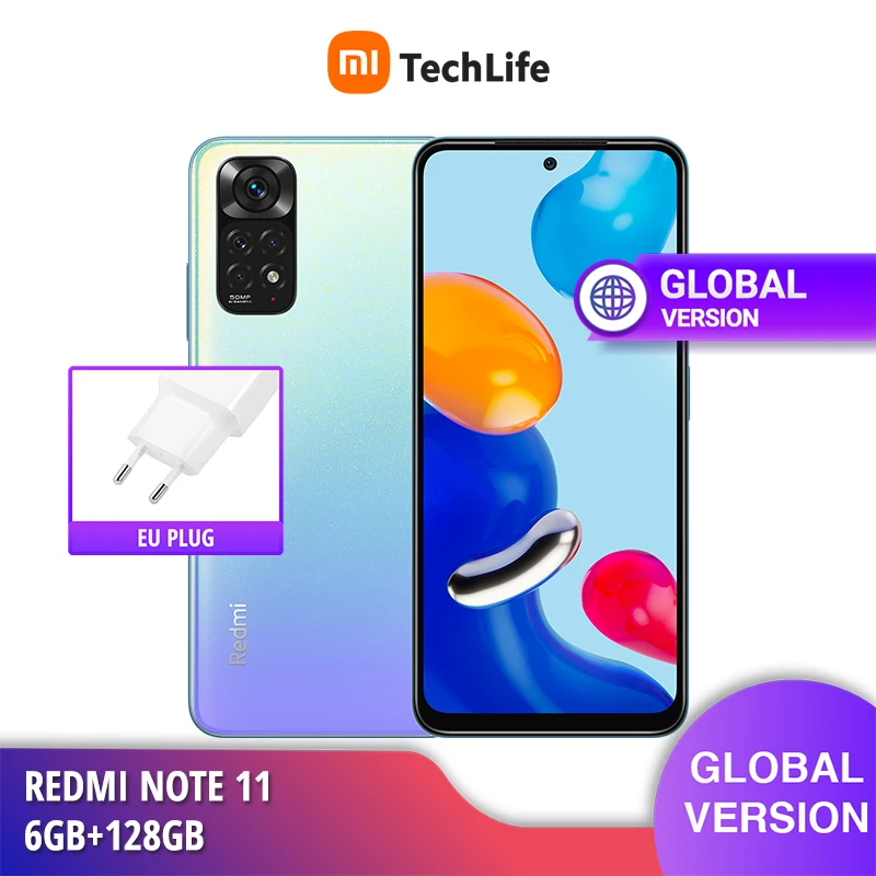 Tanie Wersja Globalna Xiaomi Redmi Note 11 LTE (nowa I Uszczelniona) 90Hz AMOLED Pioneer | 33W Pro Szybkie ładowanie
