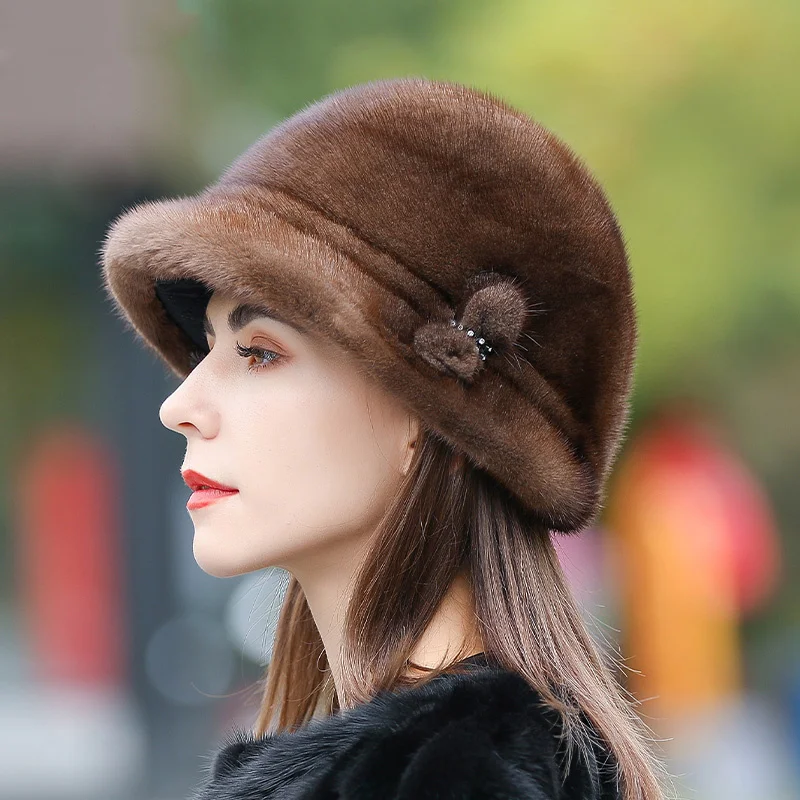 Женская зимняя шапка модель 2022 дюйма раньше Классическая Роскошная в русском