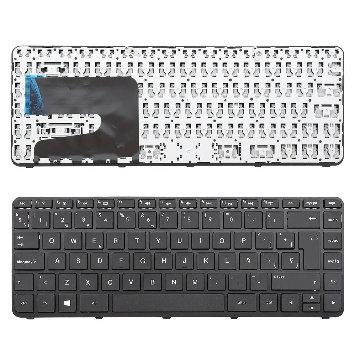 

New Spanish Laptop Keyboard For HP Pavilion 14-E With GLOSSY FRAME BLACK NB006-A