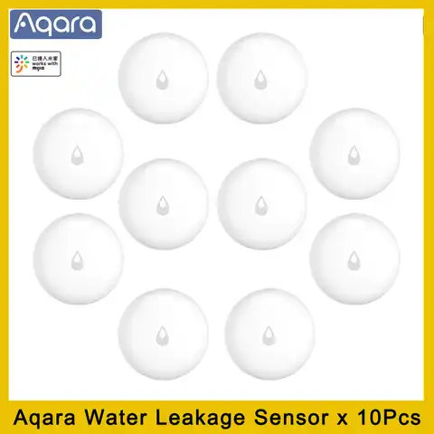 Датчик утечки воды Aqara Flood Sensor, сенсор IP67 для дома, с дистанционным управлением, работает с приложением Xiaomi Home