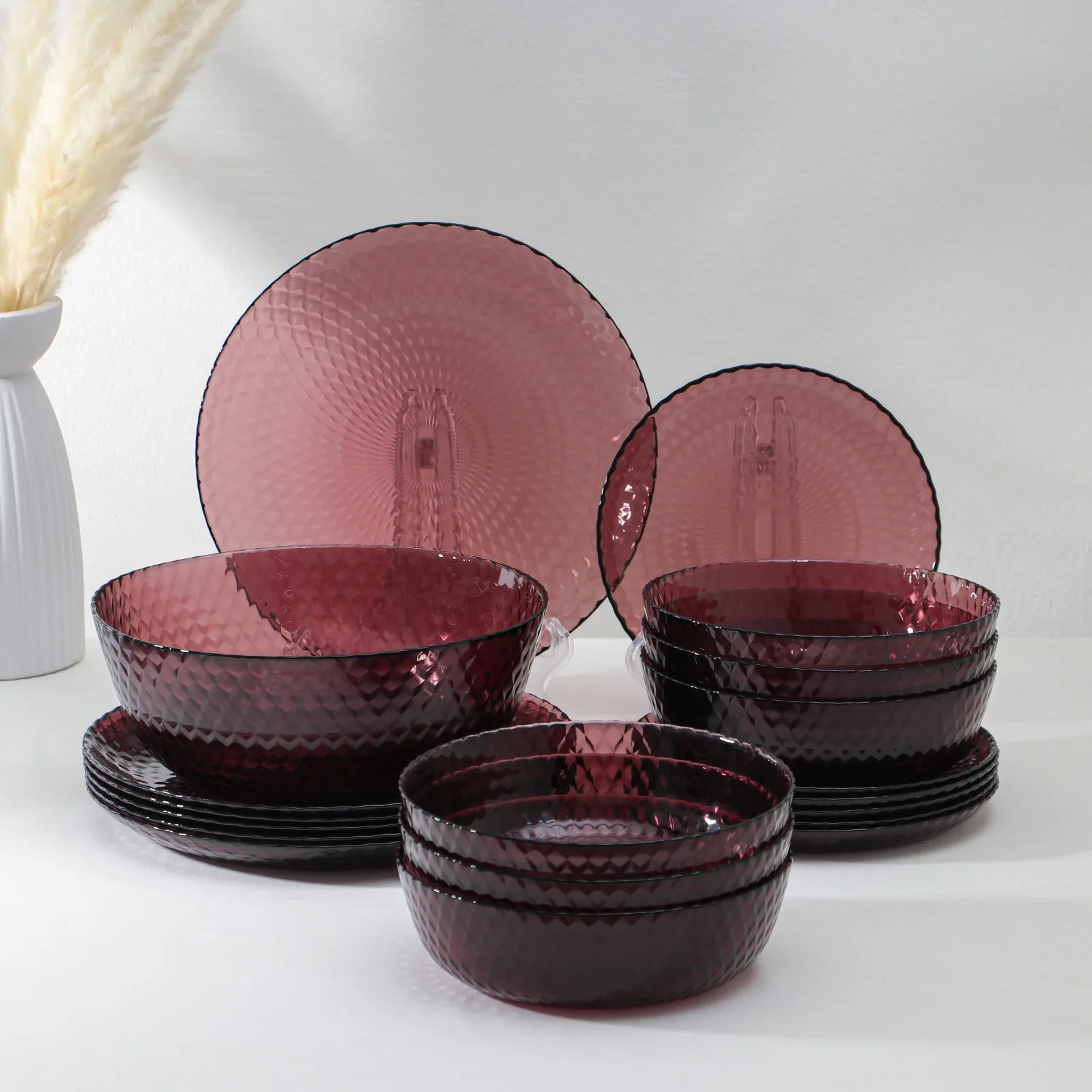 Набор столовый стеклянный «Идиллия»