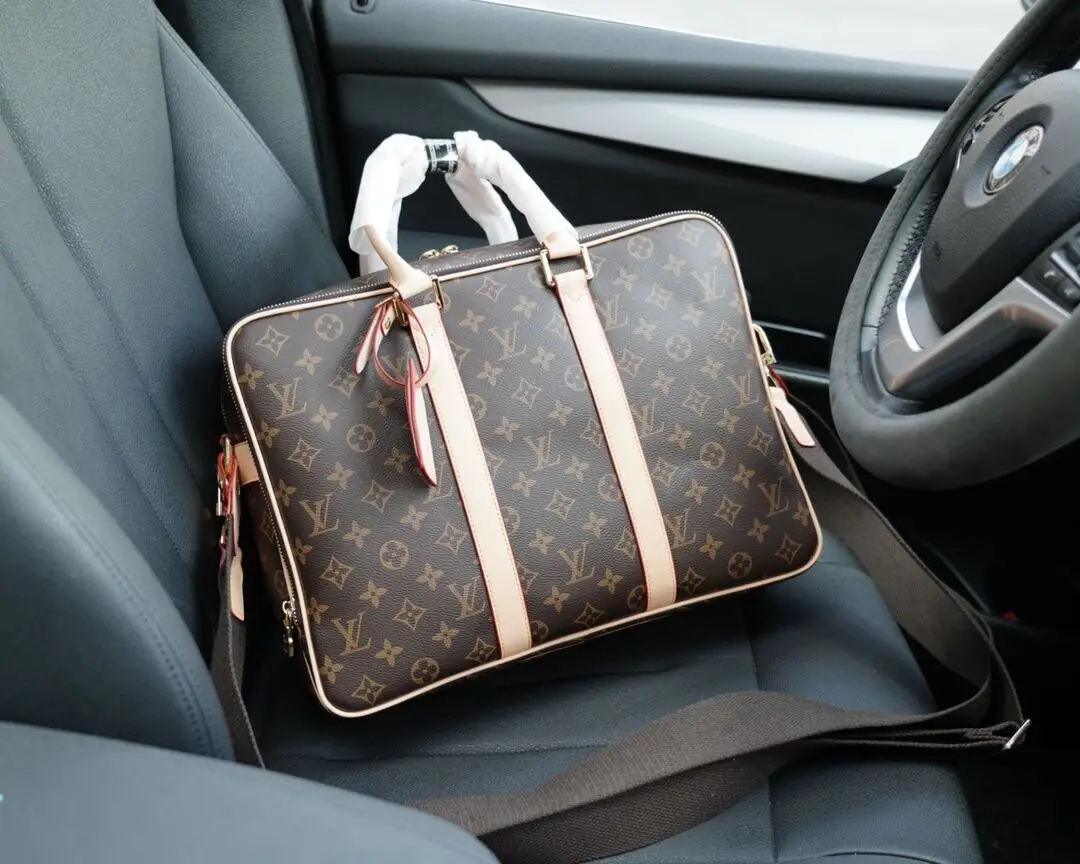 точная копия 1:1 Мужская Для Гольфа Louis Vuitton Сумка С Одним Плечом Бизнес - Принт
