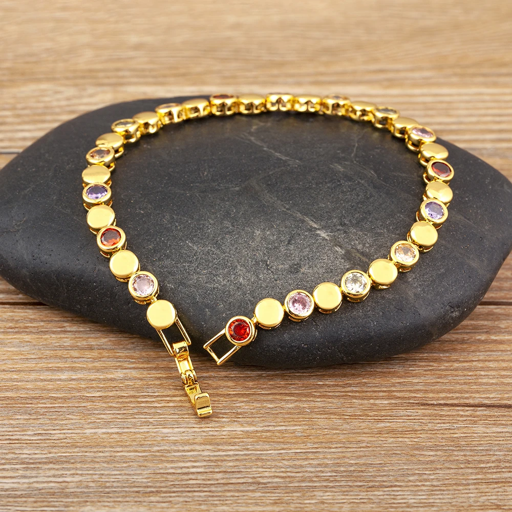 Nidin новые модные высококачественные Медные инкрустированные красочные