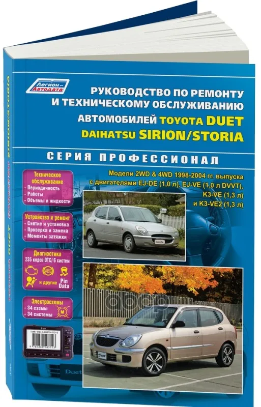 Toyota  Duet/Daihatsu Storia&Sirion 1998-2004 Г. ( 1/8) Autodata арт. 3265