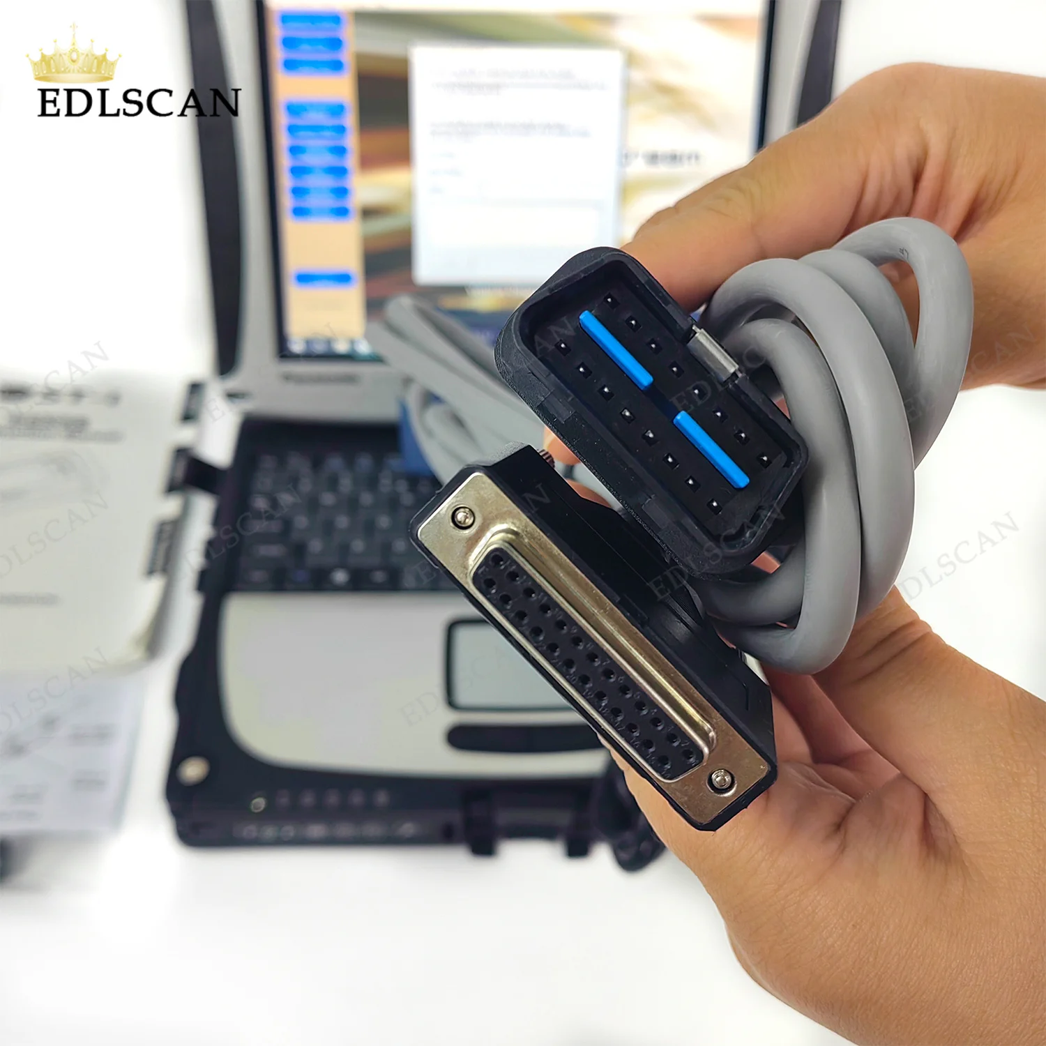 Фото Для DENSO DST-i Flash Cable, сельскохозяйственный инструмент, тестер системы, интерфейс, диагностический дилер, сканер, флэш-инструмент и ноутбук CF19 №4