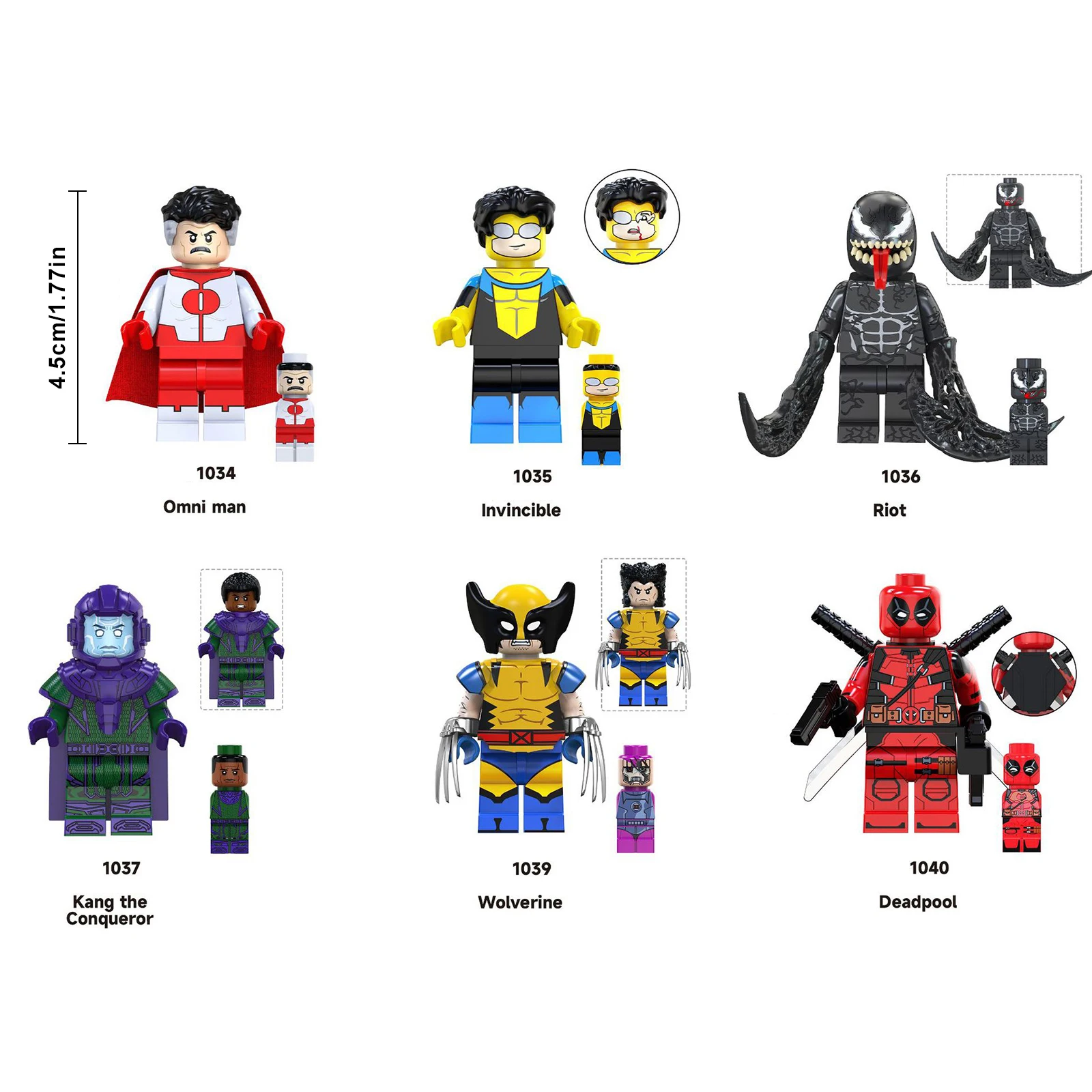Игрушка-минифигурка из строительных блоков LEGO серии Marvel 2