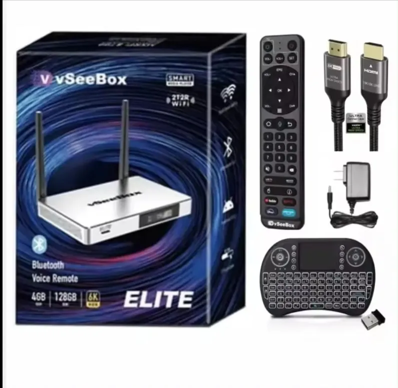 Высококачественный новый комплект vSeeBox elite с пультом дистанционного управления