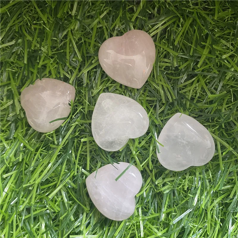 5 шт. натуральный лечебный кристалл в форме сердца 20 мм |