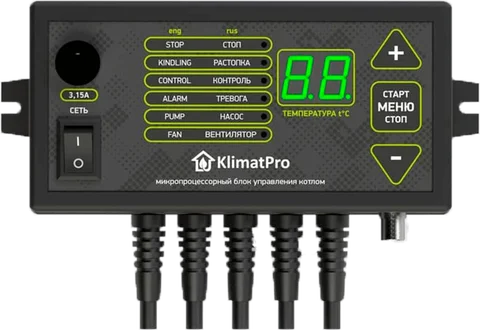 Контроллер для твердотопливного котла KlimatPRO