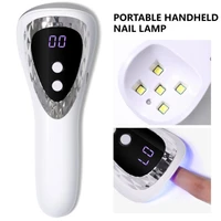 handheld nail drying lamp uv led lamp for nails rechargeable mini led uv lamp nail dryer for gel nails portability nail art tool