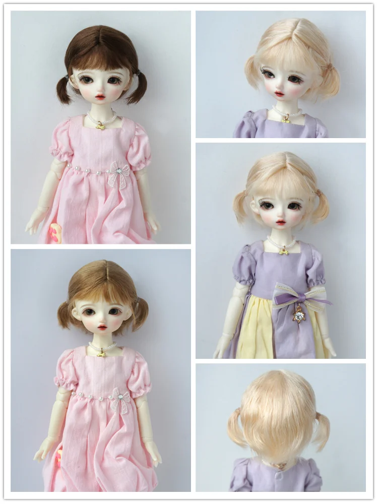 JD746 все размеры модные мохеровые парики BJD костюм для куклы 1/12 1/8 1/6 1/3 OB11 YOSD