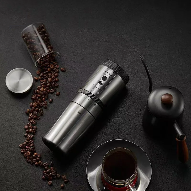 Xiaomi Portable Coffee Maker For Car Multifunction Mini Espresso Coffee Machine Electric Coffees Grinder USB Recharge Stainless enlarge