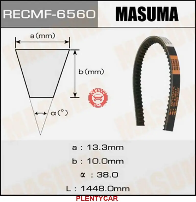 Ремень клиновидный masuma 6560 Masuma