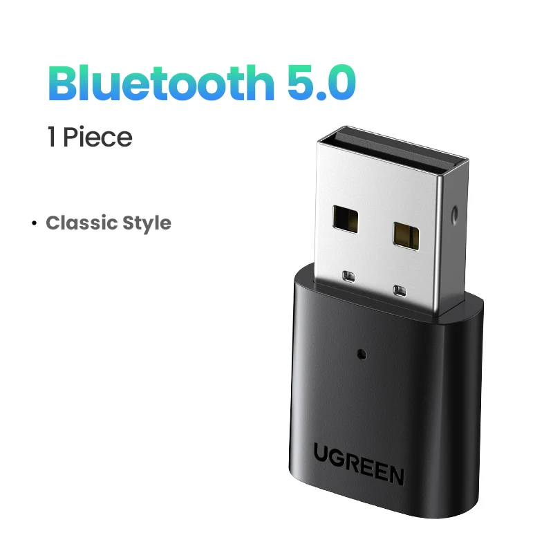  UGREEN USB Bluetooth 5.3 5.0  Dongle Adapter for PC Speaker Wireless Mouse Keyboard Music Audio Receiver Transmitter Bluetooth 