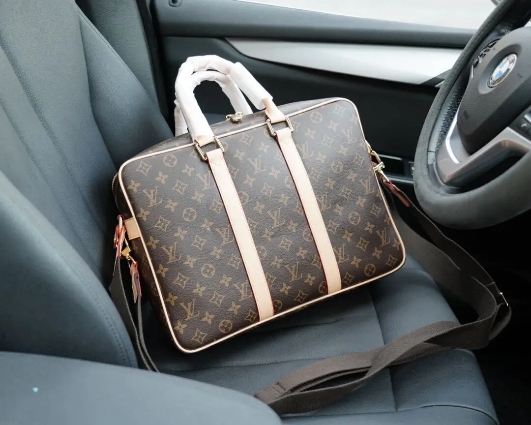 точная копия 1:1 Мужская Для Гольфа Louis Vuitton Сумка С Одним Плечом Бизнес - Принт