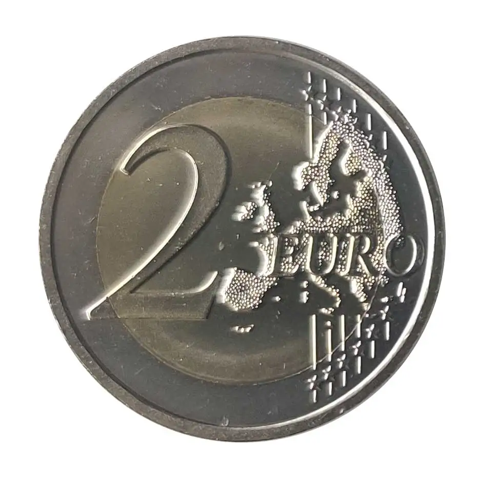 Валюта 2 евро Словакия ЕС 2016 г. Без круга |