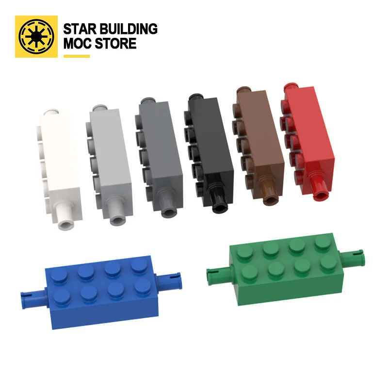 

MOC part 6249 2x4 bricks with bolts on both sides are suitable for lego assembly of 1PCS bricks pellet children's toys